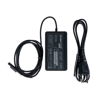 Nabíječka pro notebooky Microsoft Surface Pro 3 / 4 / 5, přídavný USB-A výstup, 65W / 15V / 4A