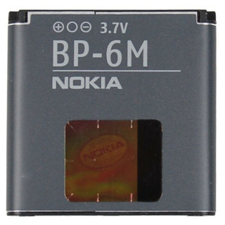 Baterie pro Nokia 3250 / 6280 / 9300 / N73 / N93, BP-6M, originální, 1100 mAh Baterie pro Nokia 3250 / 6280 / 9300 / N73 / N93, BP-6M, originální, 1100 mAh