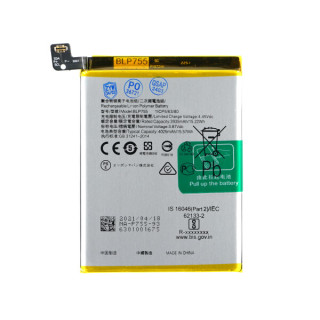 Baterie pro Oppo Find X2 Lite / Reno3 / Reno 3 Pro, BLP755, 4025 mAh