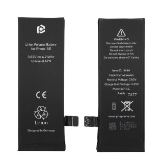 Baterie pro Apple iPhone SE, 1624 mAh, montážní popruh součástí
