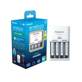 Nabíječka pro NiMH baterie Panasonic BQ-CC51E a 4 baterie Eneloop AAA