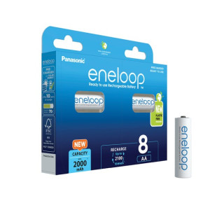 Panasonic Eneloop baterie AA, 8 ks