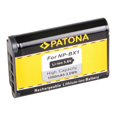 Baterie NP-BX1 pro Sony Cybershot DSC-HX50 / DSC-HX300 / HDR-AS15, 1000 mAh