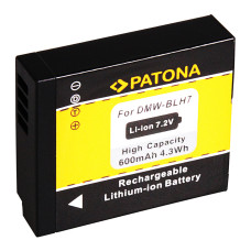 Baterie DMW-BLH7 pro Panasonic Lumix DMC-GM1 / DMC-GM5, 600 mAh