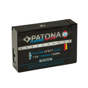 Baterie LP-E17 pro Canon EOS 750D / M3 / M5 / M6, plně dekódovaná, 1100 mAh