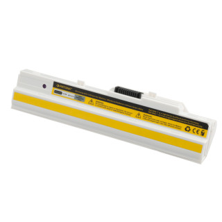 Baterie pro Medion Akoya E1210 / MSI Wind U100 / LG X110, bíláa, 4400 mAh