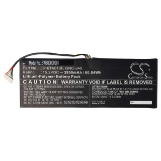 Baterie pro Gigabyte P34G / P34W / P34F / P34K, 3950 mAh