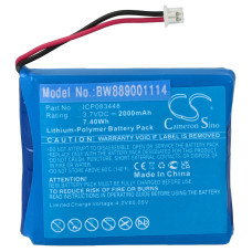 Baterie pro Midland TecTalk Float, 2000 mAh Baterie pro Midland TecTalk Float, 2000 mAh