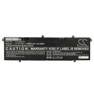 Baterie pro Asus VivoBook Pro 14 / Pro 14X / Pro 15, C31N2019, 5400 mAh