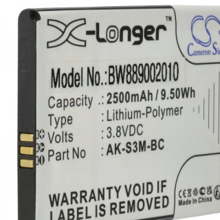 Baterie pro Emporia Smart.3 Mini / Smart.4, 2500 mAh