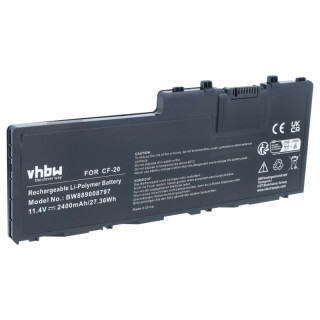 Baterie pro Panasonic Toughbook CF-20 / Toughbook FZ-A / Toughpad FZ-A, CF-VZSU0QQ, 2400 mAh Baterie pro Panasonic Toughbook CF-20 / Toughbook FZ-A / Toughpad FZ-A, CF-VZSU0QQ, 2400 mAh