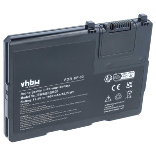 Baterie pro Panasonic Toughbook CF-33, 1950 mAh Baterie pro Panasonic Toughbook CF-33, 1950 mAh