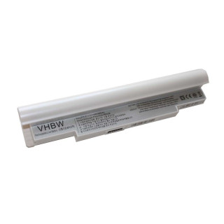 Baterie pro Samsung NC10 / NC20 / N120 / N140, bíláa, 4400 mAh