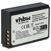 Baterie LP-E10 pro Canon EOS 1100 / EOS 1100D / Kiss X50, 800 mAh