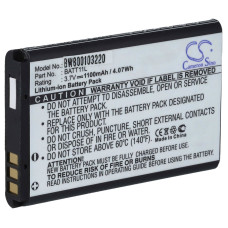 Baterie pro Midland XTC300 / XTC350, 1100 mAh Baterie pro Midland XTC300 / XTC350, 1100 mAh