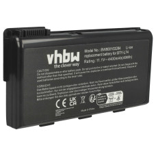 Baterie pro MSI A5000 / A6000 / A6200 / CR600, 4400 mAh Baterie pro MSI A5000 / A6000 / A6200 / CR600, 4400 mAh
