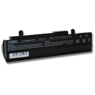 Baterie pro Asus Eee PC 1011 / 1015 / 1016, černá, 6600 mAh