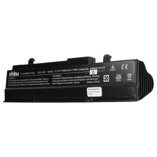 Baterie pro Asus Eee PC 1011 / 1015 / 1016, černá, 6600 mAh