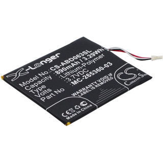 Baterie pro Amazon Kindle 7 / 8 / WP63GW, 890 mAh