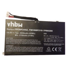 Baterie pro Fujitsu Siemens Lifebook UH572, 2850 mAh