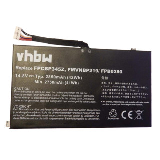 Baterie pro Fujitsu Siemens Lifebook UH572, 2850 mAh
