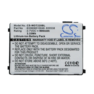 Baterie pro Datalogic PSC Falcon PT40 / Unitech PT630, 900 mAh