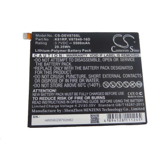 Baterie pro Dell Venue 8 7000 / Venue 8 7840, 5500 mAh
