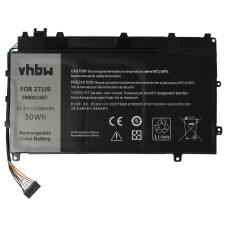 Baterie pro Dell Latitude 7350, 2700 mAh Baterie pro Dell Latitude 7350, 2700 mAh