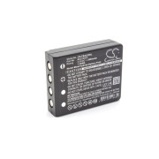 Baterie pro HBC Radiomatic BA223031 / BA223001, černá,  2000 mAh