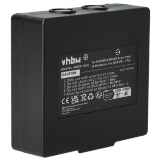 Baterie pro Abitron Mini / Hetronic FBH300 / Komatsu FBH300, 68300600, 2000 mAh Baterie pro Abitron Mini / Hetronic FBH300 / Komatsu FBH300, 68300600, 2000 mAh