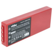 Baterie pro HBC Radiomatic BA210040 / BA211060, červená,  2000 mAh