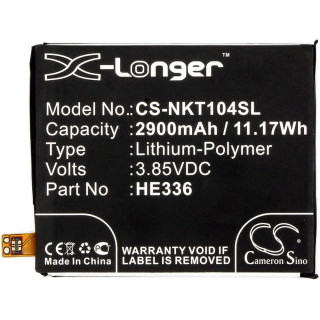 Baterie pro Nokia 5, 2900 mAh