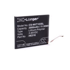 Baterie pro Nokia 6, 3000 mAh