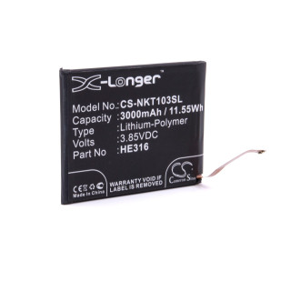 Baterie pro Nokia 6, 3000 mAh