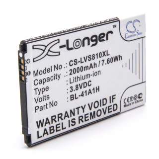 Baterie pro LG Optimus F60 / D390 / LS660, 2000 mAh
