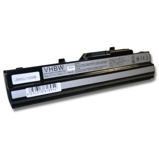 Baterie pro Medion Akoya E1210 / MSI Wind U100 / LG X110, černá, 4400 mAh