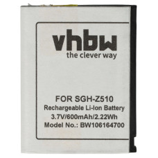 Baterie pro Samsung SGH-D820 / SGH-P300 / SGH-Z510, 600 mAh Baterie pro Samsung SGH-D820 / SGH-P300 / SGH-Z510, 600 mAh