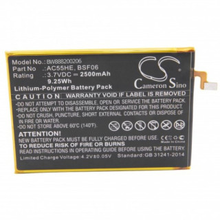 Baterie pro Archos 55 Helium Ultra, 2500 mAh