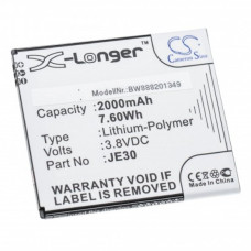 Baterie pro Motorola Moto E5 Play, JE30, 2000 mAh Baterie pro Motorola Moto E5 Play, JE30, 2000 mAh