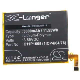 Baterie pro Asus ZenFone 3 Deluxe / ZS550ML, C11P1605, 3000 mAh Baterie pro Asus ZenFone 3 Deluxe / ZS550ML, C11P1605, 3000 mAh