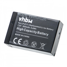 Baterie LP-E17 pro Canon EOS 750D / M3 / M5 / M6, plně dekódovaná, 950 mAh