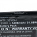 Baterie pro Dell Inspiron 3579 / 5587 / 7588, 3400 mAh
