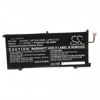 Baterie pro HP Chromebook X360 14-DA / X360 14 G1, SY03XL, 5150 mAh