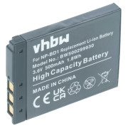 Baterie NP-BD1 pro Sony Cybershot DSC-T2  / DSC-T900 / DSC-TX1, 500 mAh