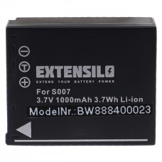 Baterie CGA-S007 pro Panasonic Lumix DMC-TZ5 / DMC-TZ4 / DMC-TZ3, 1000 mAh