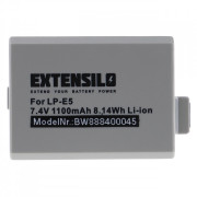 Baterie LP-E5 pro Canon EOS-450D / EOS-500D / EOS-1000D, 1100 mAh