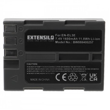 Baterie EN-EL3 / EN-EL3A / EN-EL3E pro Nikon D50 / D70 / D80 / D90, 1600 mAh