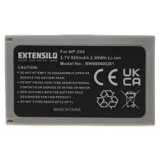 Baterie NP-200 pro Minolta Dimage X / Xg / Xi / Xt / Z, 800 mAh Baterie NP-200 pro Minolta Dimage X / Xg / Xi / Xt / Z, 800 mAh