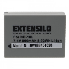 Baterie NB-10L pro Canon PowerShot SX40 / SX50 / G10, 800 mAh Baterie NB-10L pro Canon PowerShot SX40 / SX50 / G10, 800 mAh