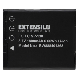 Baterie NP-130 pro Casio Exilim EX-H30 / EX-ZR100 / EX-ZR200, 1800 mAh Baterie NP-130 pro Casio Exilim EX-H30 / EX-ZR100 / EX-ZR200, 1800 mAh